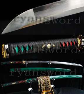   Carved Blade&copper fittings JAPANESE SAMURAI SWORD KATANA  