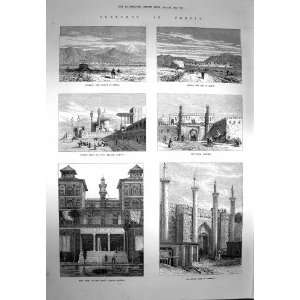    1873 Persia Shah Palace Teheran Gate Shiraz Maidan