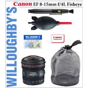 USM Fisheye Ultra Wide Zoom Lens + Canon Deluxe Lens Case + Canon Lens 