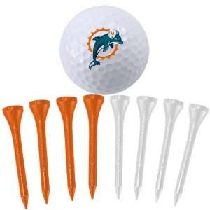  Miami Dolphins Golf Ball & Tee Set: Sports & Outdoors