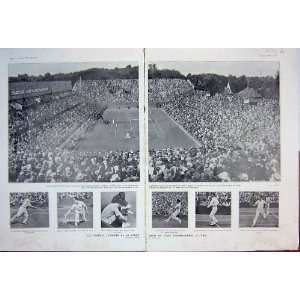  Tennis Sport Borotra Roland Garos Cochet France 1932