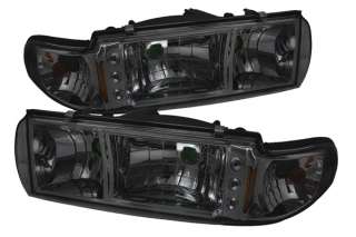 Chevy Spyder Smoke Crystal with LEDs Headlights LED SM  