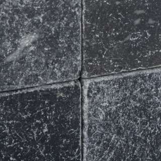 Taurus Black Marble 6 X 6 Tumbled Field Tile  