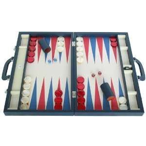  Backgammon Game Set 23   Genuine Dollaro Leather Toys 