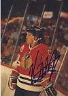 chicago blackhawks auto signed 3x5  