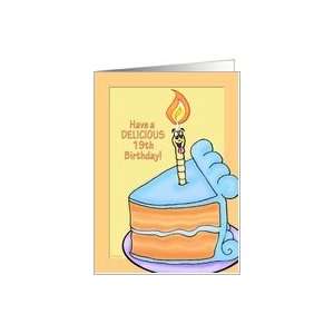  Tasty Cake Humorous 19th Birthday Card Card Toys & Games
