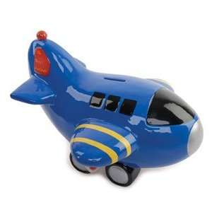    Giant Ceramic Airplane Piggy Bank Baby, Toddler Room Decor: Baby