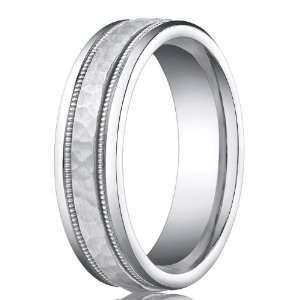 SE598 6.00 Mm. New Argentium 935 Non Tarnish Silver Wedding Band 