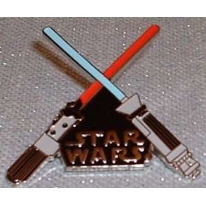  Star Wars Crossed Lightsabers Enamel PIN 