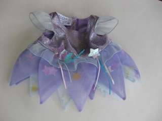 Build a Bear Purple Lavender Blue Sparkling Fairy Dress  