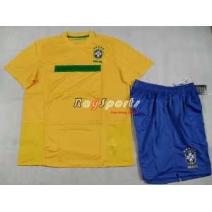  yellow brazil 11 12 soccer jersey jerseys home uniform football 