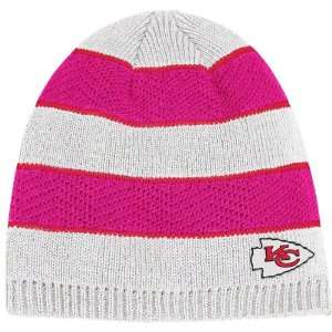   City Chiefs Womens Breast Cancer Awareness Knit Hat One Size Fits All