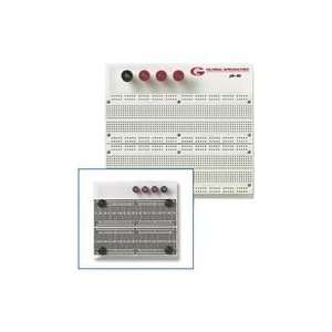 Global Specialties PB 60 Solderless Breadboard with Transparent Back 