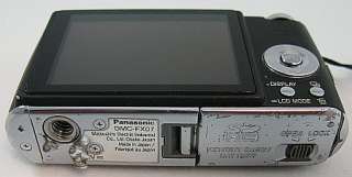 Panasonic Lumix DMC FX07 7.0 MP Digital Camera AS IS black 