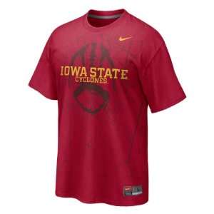  Iowa State Cyclones Cardinal Nike 2011 Official Football 