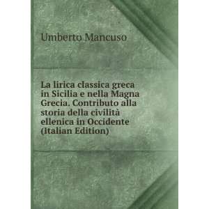     ellenica in Occidente (Italian Edition) Umberto Mancuso Books