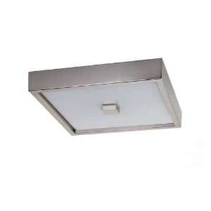  Two Light 16 Inch Square Flushmount Ceiling Fixture