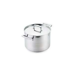     12 qt Stainless & Aluminum Stock Pot w/ Lid & Stay Cool Handles