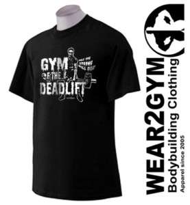 Bodybuilding Clothing Gym or MMA T Shirt Sizes S to 3XL  