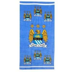  Manchester City Fc Football Official Beach Towel: Home 
