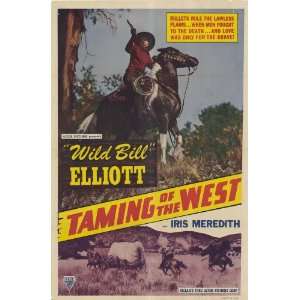  Taming of the West (1939) 27 x 40 Movie Poster Style A 
