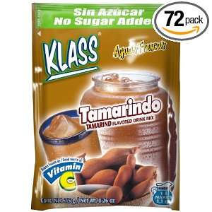 Klass Aguas Frescas Unsweented Tamarindo, 0.26 Ounce (Pack of 72)