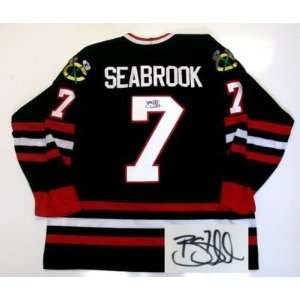 Autographed Brent Seabrook Uniform