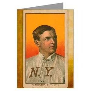  6 Greeting Cards of Christy Mathewson, Pitcher New York 