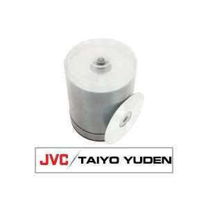  200 JVC Taiyo Yuden 52X CDR (CD R) 80min 700MB Shiny 