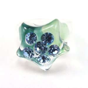 Ring Illuminations turquoise.   Taille 55 Jewelry