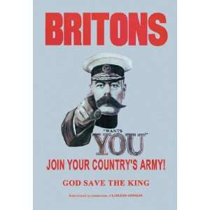  Britons Join Your Countrys Army 24X36 Giclee Paper