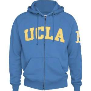  UCLA Bruins Vintage Campus Full Zip Fleece Hoodie: Sports 
