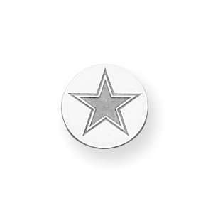  Sterling Silver Dallas Cowboys Tie tac Jewelry