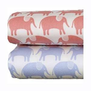   Collection Junior Organic Elephant Parade Crib Sheet in Roxy: Baby