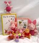 PIGLET Lot Winnie the Pooh 6 Small Piglets + 3 Books + 
