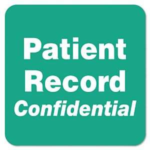  Tabbies : Patient Record Confidential Medical Labels, 2 