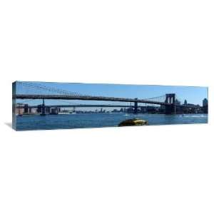  Brooklyn Bridge from Pier 17   Gallery Wrapped Canvas 