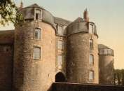 The old castle, Boulogne, France 1890s photochrom. Phot  