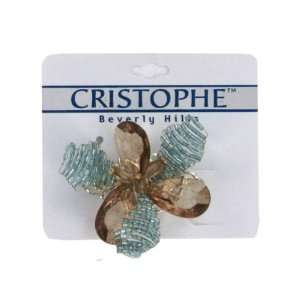  Turquoise/brown Flower Hair Clip: Everything Else