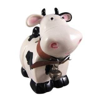 Holstein Dairy Cow Piggy Bank Milk Coin Spotted