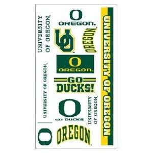  Oregon Ducks Tattoo Sheet