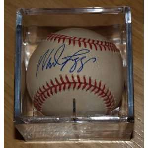  Wade Boggs Autographed Rawlings Official 1996 World Series 