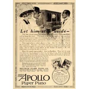  1911 Vintage Ad Melville Clark Apollo Player Piano 