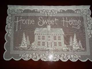 CREME LACE HOME SWEET WALL HANGING 28 X 18 CWHH207  