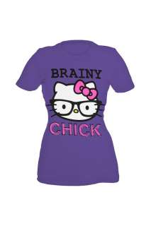 Hello Kitty Brainy Chick Girls T Shirt  