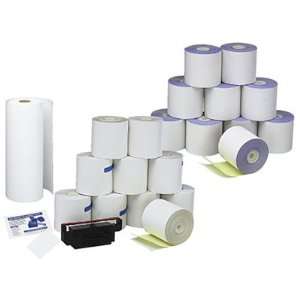  Paper Roll Kit, 2 ply, Thermal, Purple/Red Ribbon, 10 3 W 