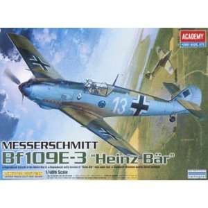  Academy   1/48 Messerschmitt BF 109E 3 (Plastic Model 