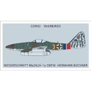  Corgi Messerschmitt Me 262A 1a WB99629 172 Scale Toys 