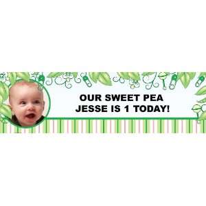  Sweet Baby Personalized Photo Banner Medium 24 x 80 