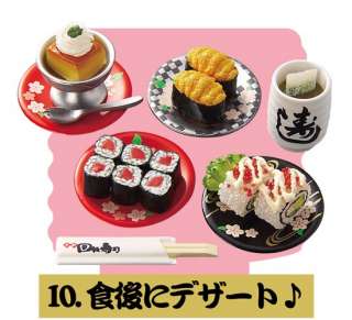 Dollhouse Miniature Rotary Sushi Sashimi #10  